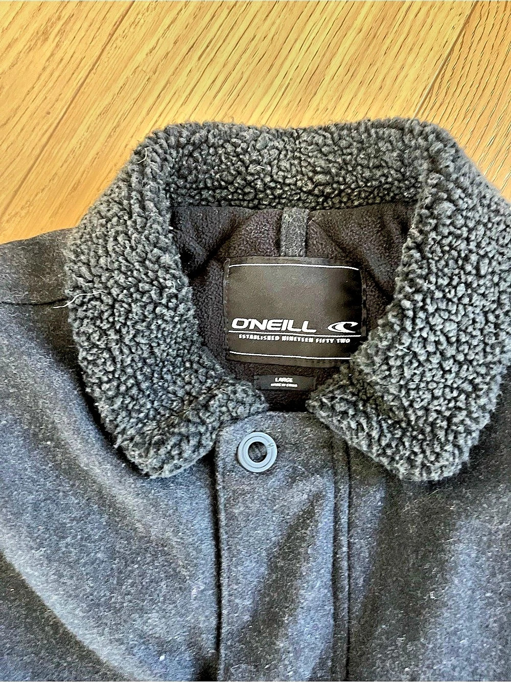 O'Neill Men's Sherpa Collar Jacket Size Large - Picture 3 of 7